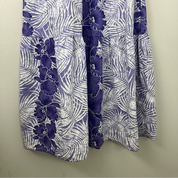 Royal Creations Hawaiian Purple Floral Maxi Dress - Picture 2 of 8